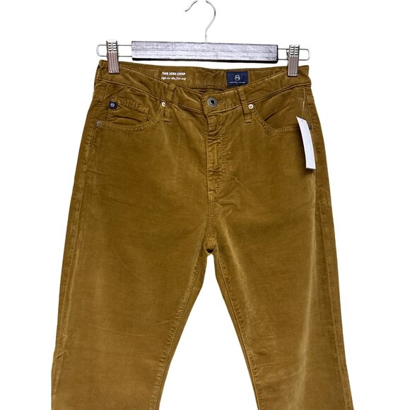 AG Adriano Goldschmied Jodi Crop Women's Pant High Rise Flare Slim Tan Size 27 - Picture 2 of 12